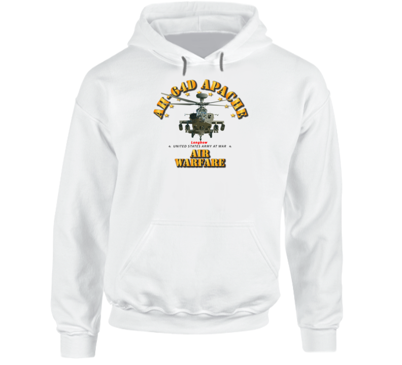 Army - Ah-64d Apache Longbow - Air Warfare Hoodie