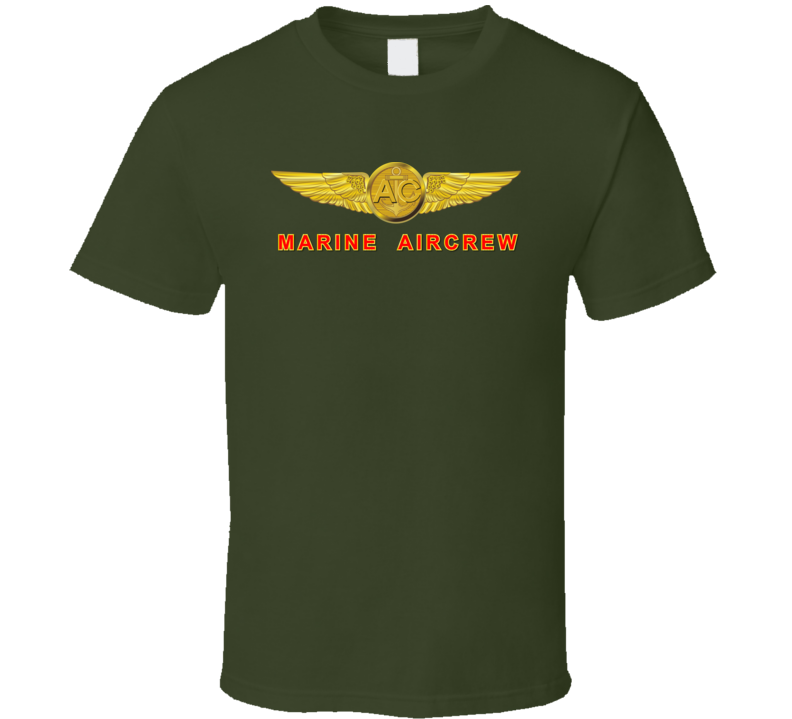 Usmc - Marine Aircrew Badge T-shirt