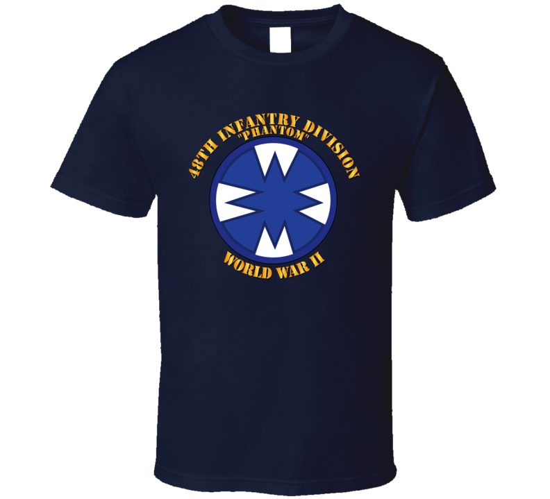 Army - 48th Infantry Division - Phantom - WWII - T-shirt