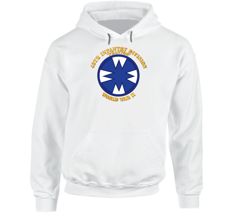 Army - 48th Infantry Division - Phantom - Wwii - Hoodie
