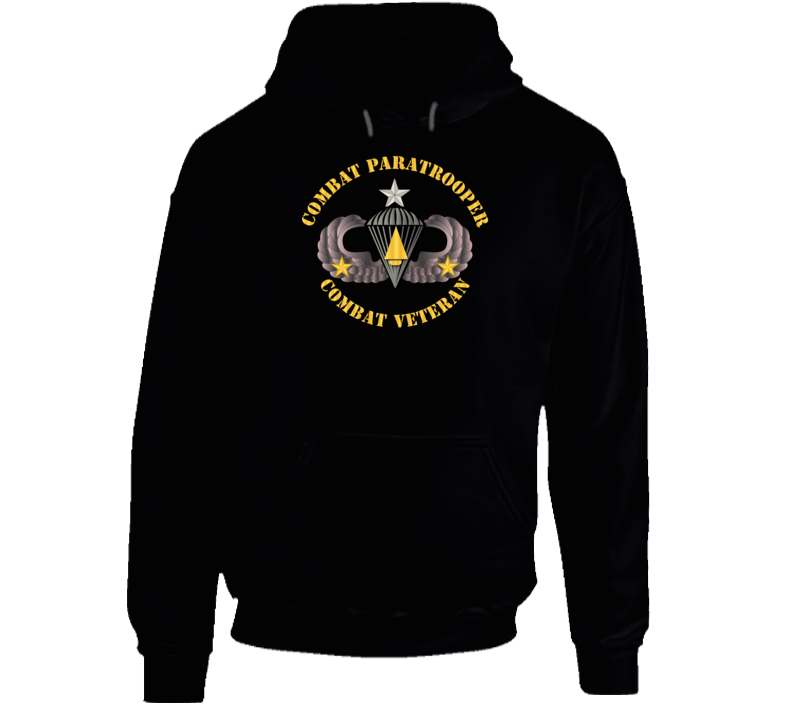 Army - Combat Paratrooper - Combat Veteran Hoodie