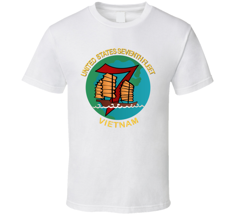 Navy - United States Seventh Fleet - Vietnam V1 T-shirt