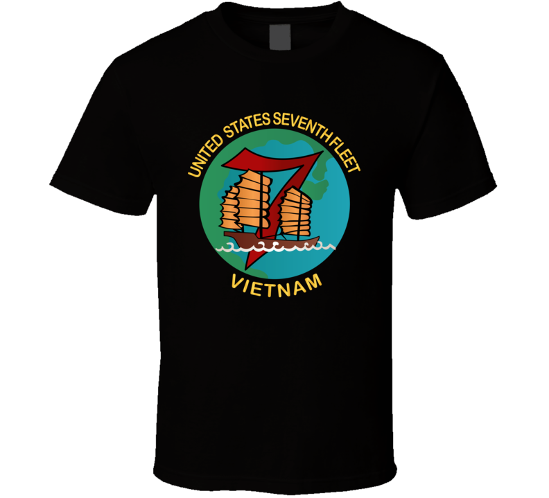 Navy - United States Seventh Fleet - Vietnam V1 T-shirt