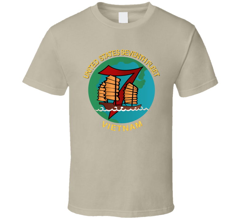Navy - United States Seventh Fleet - Vietnam V1 T-shirt