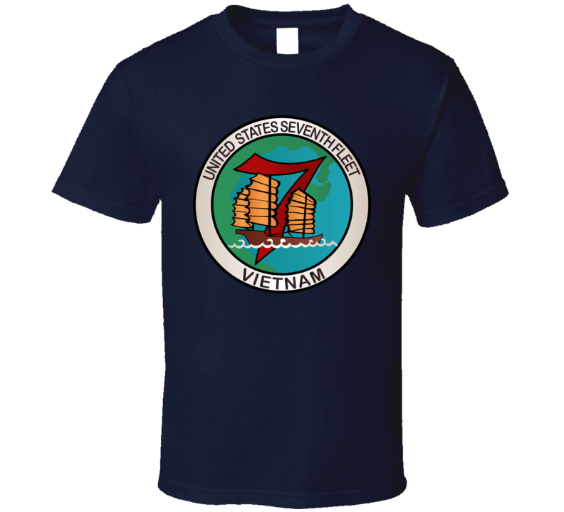 Navy - United States Seventh Fleet - Vietnam T-shirt