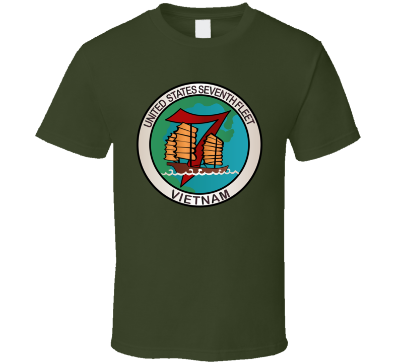 Navy - United States Seventh Fleet - Vietnam T-shirt