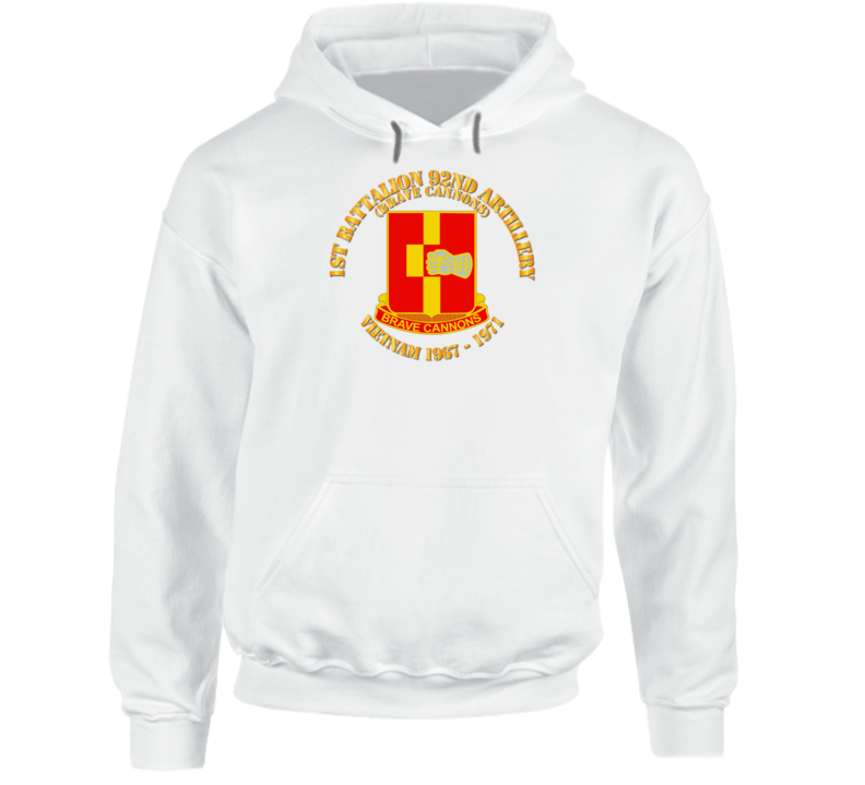 Army - 1st Bn 92nd Artillery - Vietnam 1967 - 1971 Hoodie