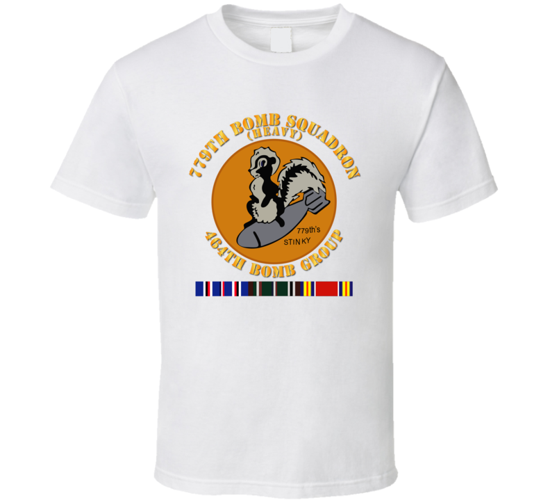 Aac - 779th Bomb Squadron - 464th Bg - Wwii W Svc T-shirt