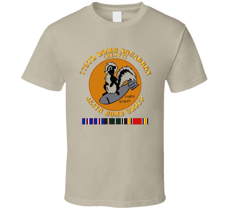 Aac - 779th Bomb Squadron - 464th Bg - Wwii W Svc T-shirt