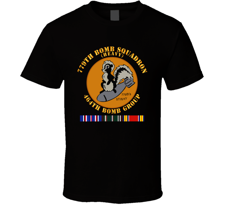 Aac - 779th Bomb Squadron - 464th Bg - Wwii W Svc T-shirt