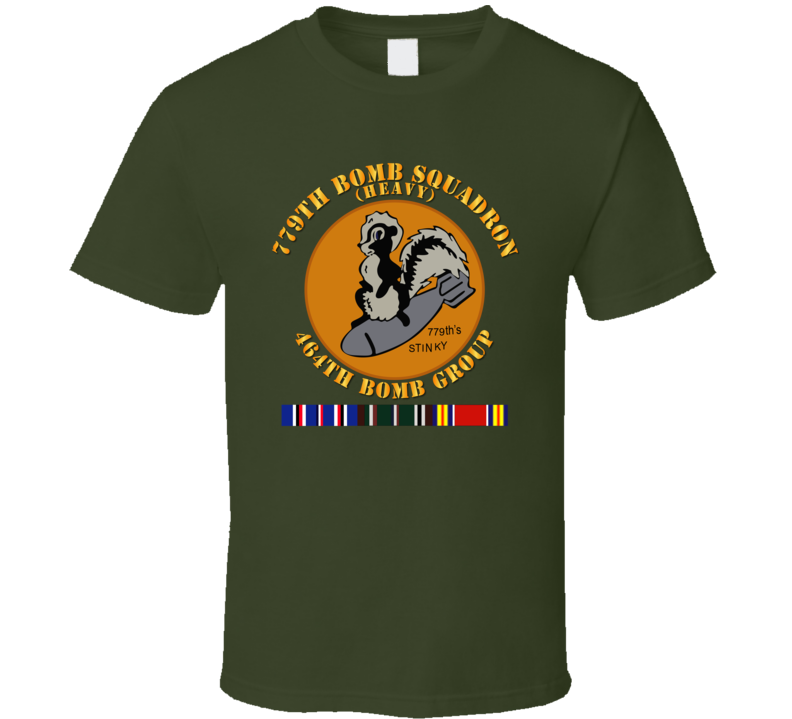 Aac - 779th Bomb Squadron - 464th Bg - Wwii W Svc T-shirt