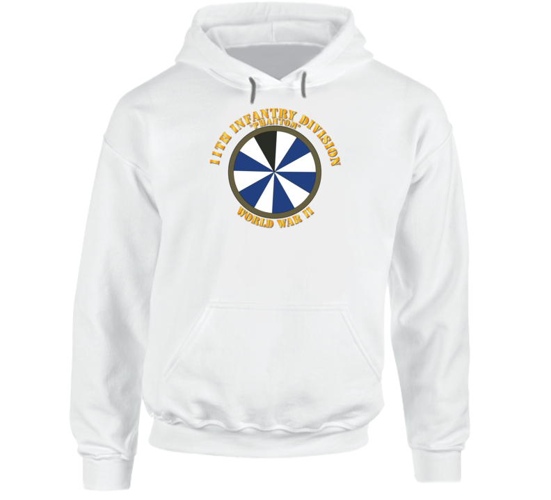 Army - 11th Infantry Division - Phantom - Wwii Hoodie
