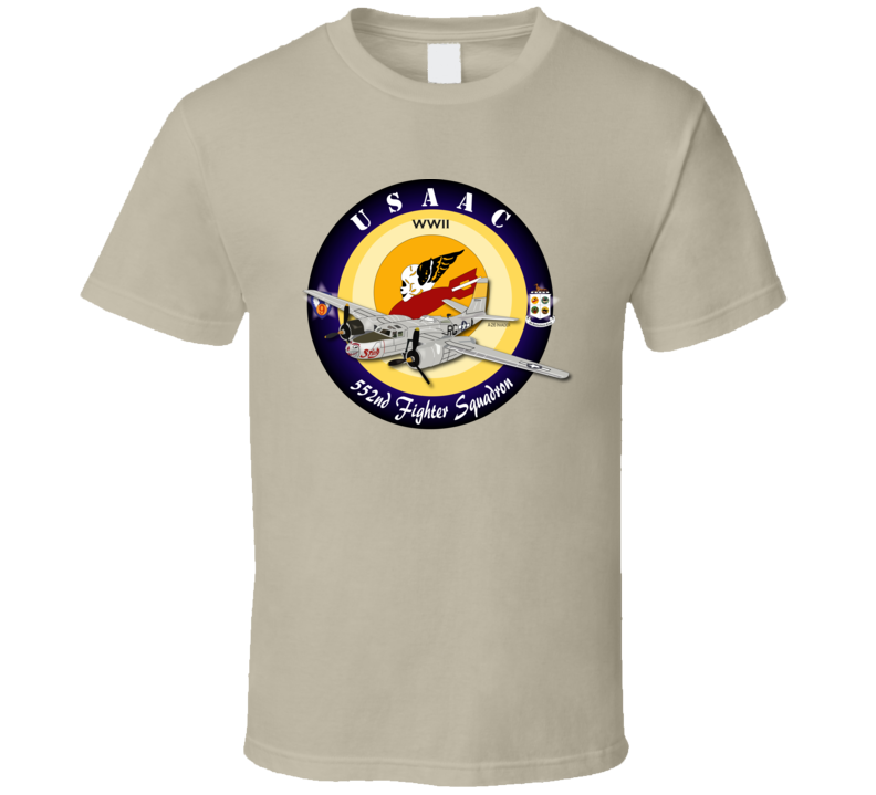 Aac - 552nd Fighter-bomber Squadron Wwii - T-shirt