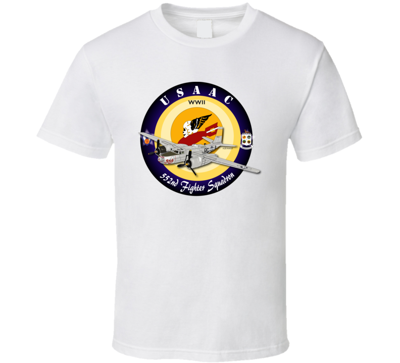 Aac - 552nd Fighter-bomber Squadron Wwii - T-shirt