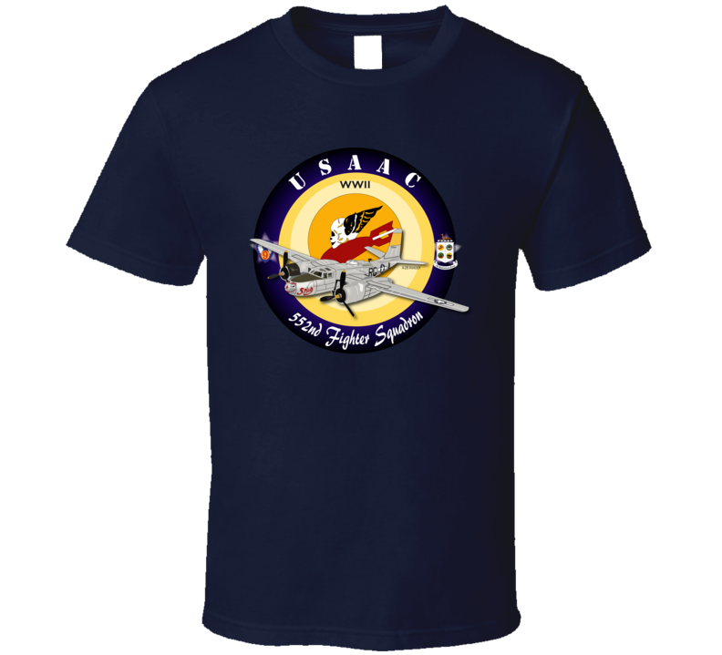 Aac - 552nd Fighter-bomber Squadron Wwii - T-shirt