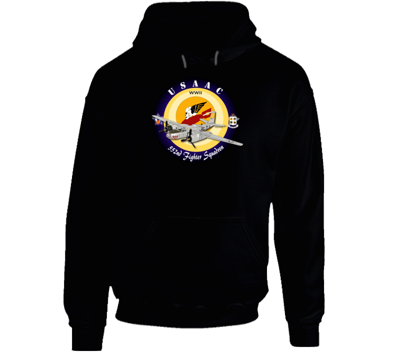 Aac - 552nd Fighter-bomber Squadron Wwii - Hoodie