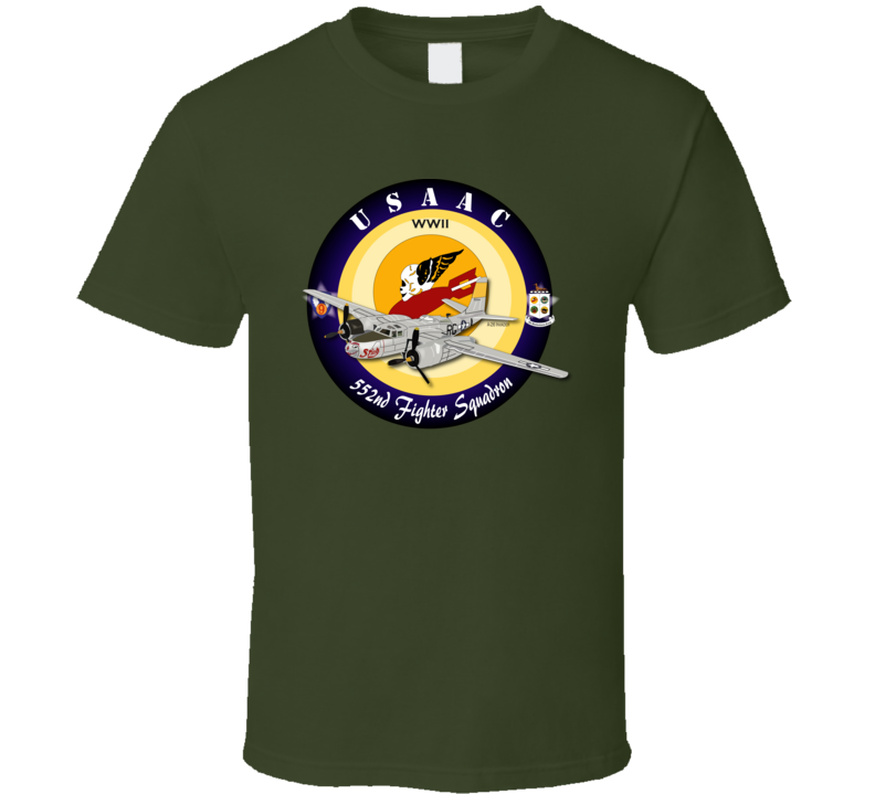 Aac - 552nd Fighter-bomber Squadron Wwii - T-shirt