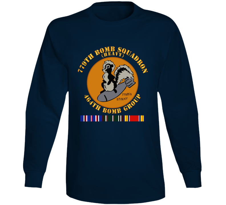 Aac - 779th Bomb Squadron - 464th Bg - Wwii W Svc Long Sleeve