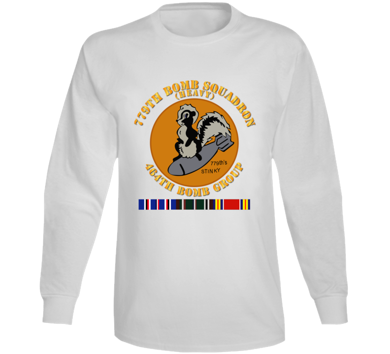 Aac - 779th Bomb Squadron - 464th Bg - Wwii W Svc Long Sleeve