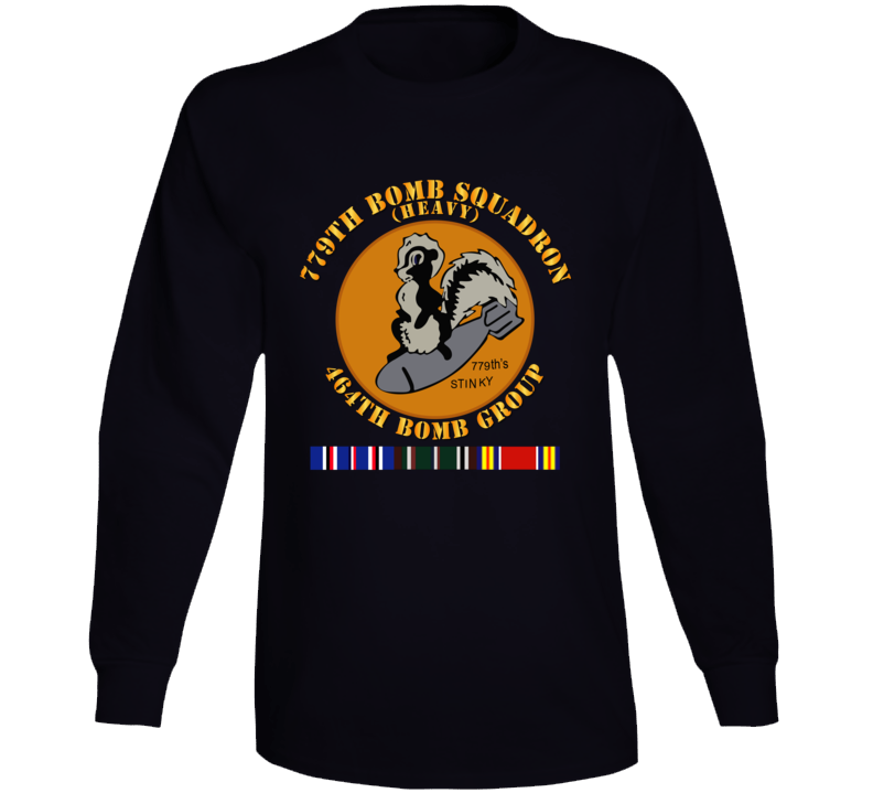 Aac - 779th Bomb Squadron - 464th Bg - Wwii W Svc Long Sleeve