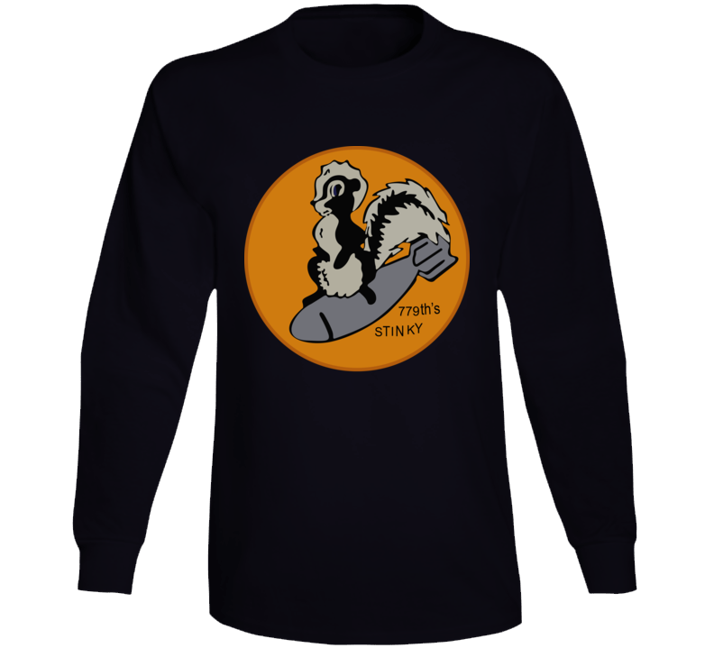 Aac - 779th Bomb Squadron - 464th Bg - Wwii Wo Txt Long Sleeve