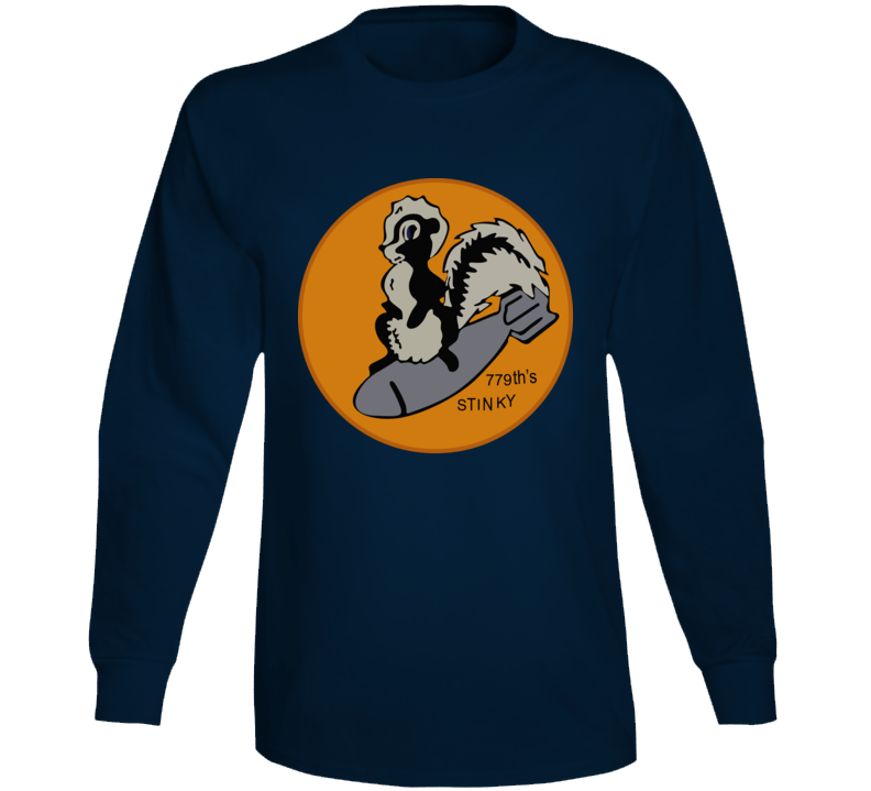 Aac - 779th Bomb Squadron - 464th Bg - Wwii Wo Txt Long Sleeve