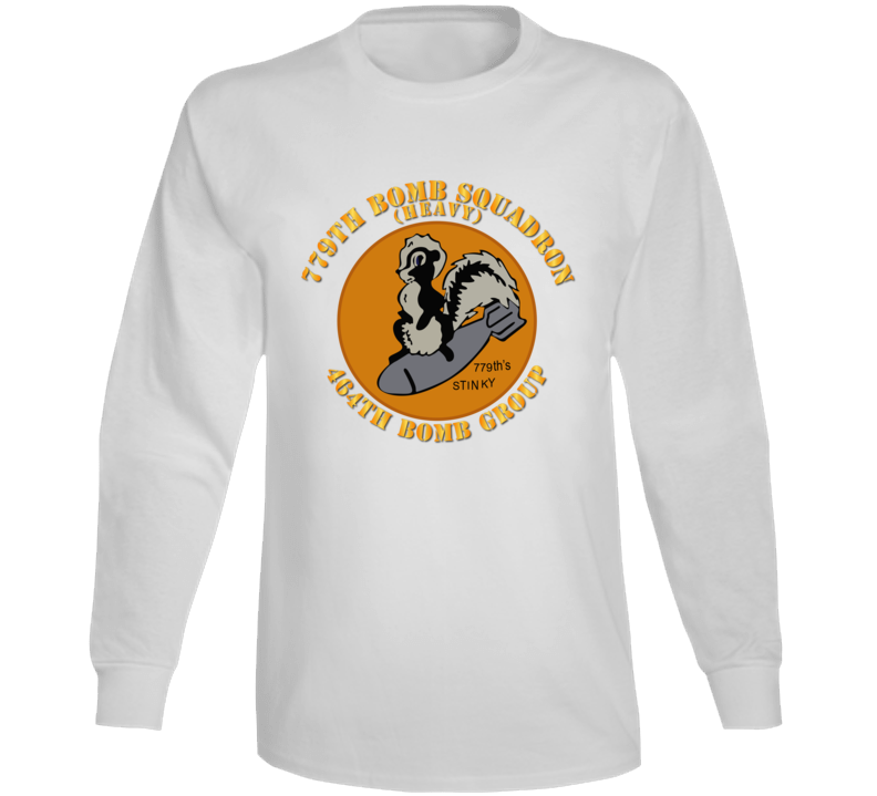 Aac - 779th Bomb Squadron - 464th Bg - Wwii Long Sleeve