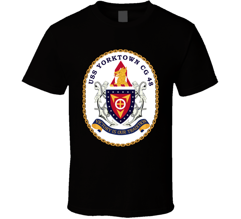 Navy - Uss Yorktown (cg-48) Wo Txt T Shirt