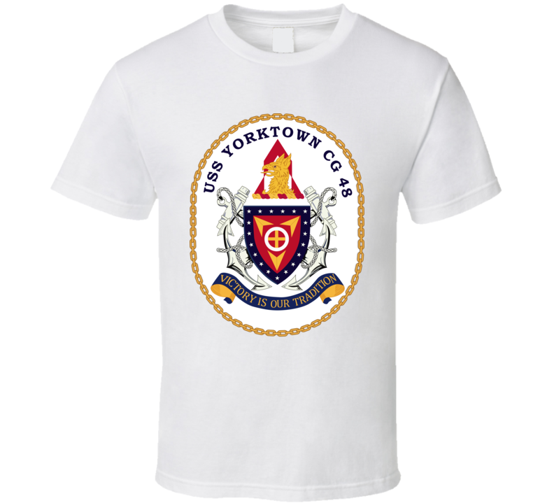 Navy - Uss Yorktown (cg-48) Wo Txt T Shirt