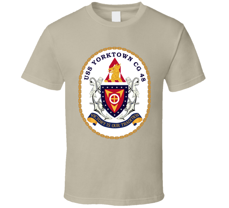 Navy - Uss Yorktown (cg-48) Wo Txt T Shirt