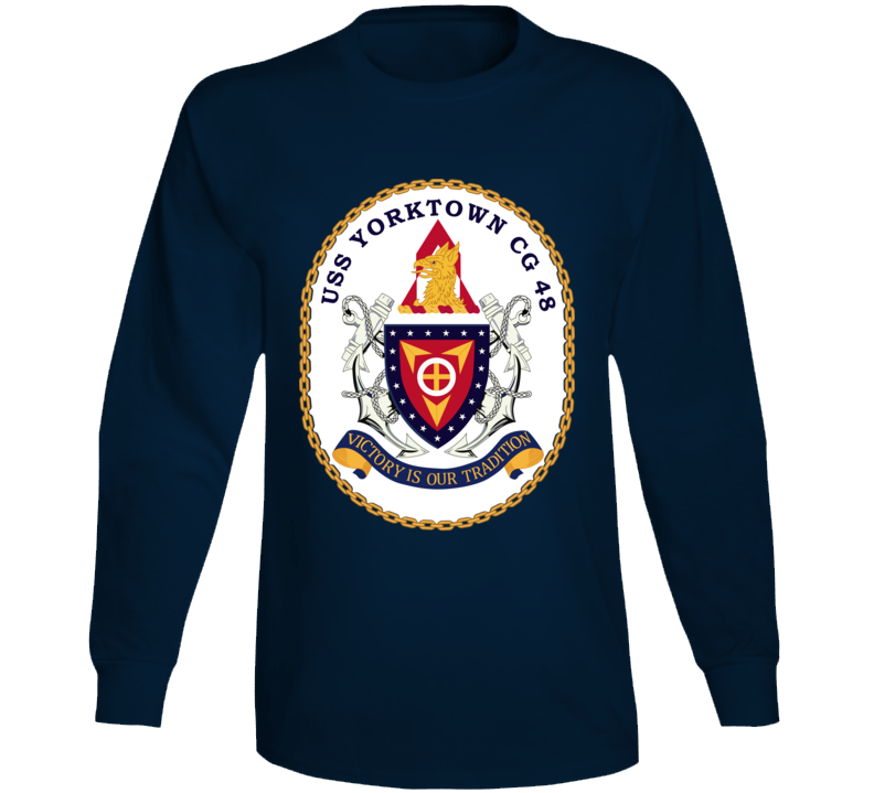 Navy - Uss Yorktown (cg-48) Wo Txt Long Sleeve