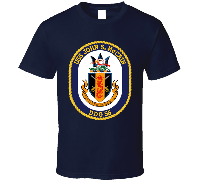 Navy - USS John S. McCain (DDG-56) wo Txt T Shirt