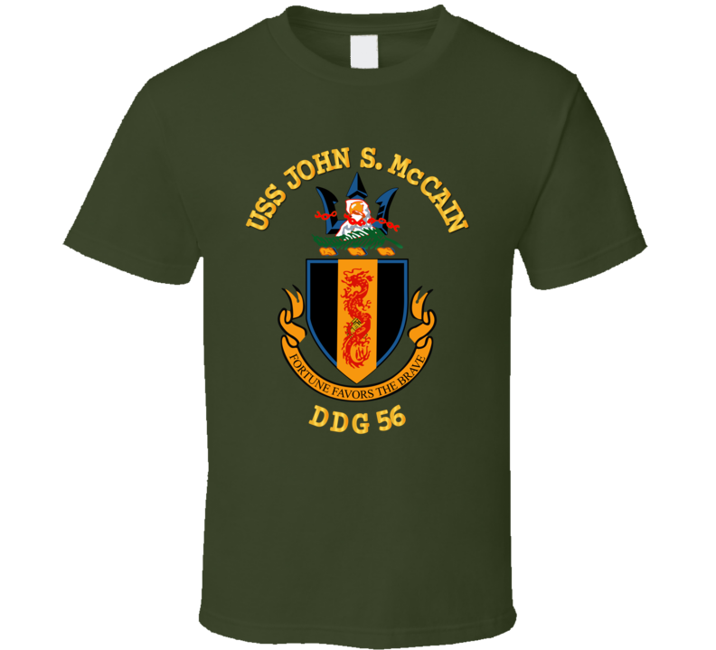 Navy - USS John S. McCain (DDG-56) wo BakGrd T Shirt