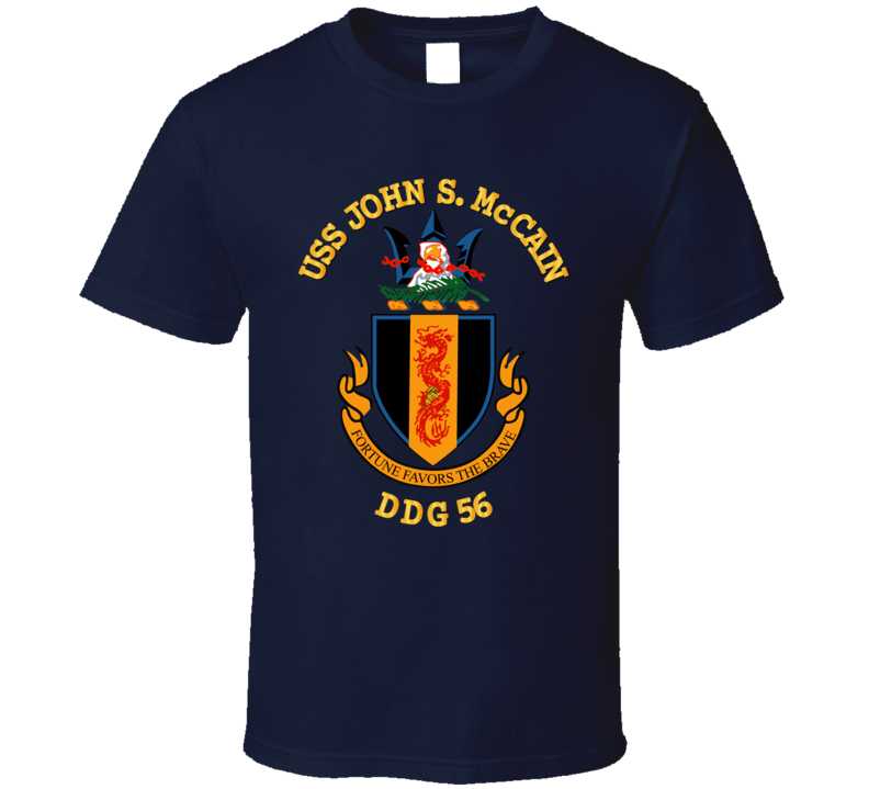 Navy - USS John S. McCain (DDG-56) wo BakGrd T Shirt