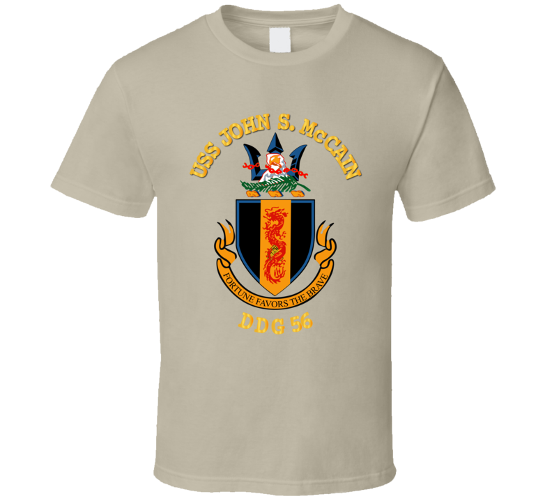 Navy - USS John S. McCain (DDG-56) wo BakGrd T Shirt