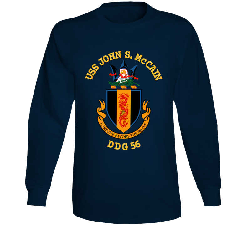 Navy - USS John S. McCain (DDG-56) wo BakGrd Long Sleeve
