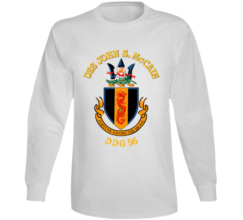 Navy - USS John S. McCain (DDG-56) wo BakGrd Long Sleeve