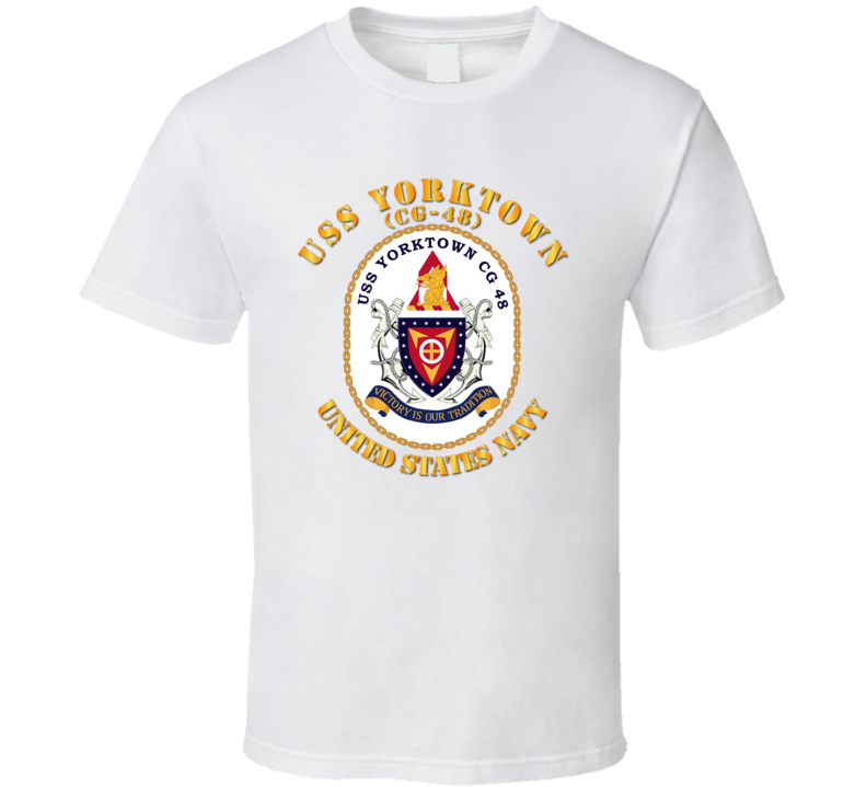 Navy - Uss Yorktown (cg-48) T Shirt