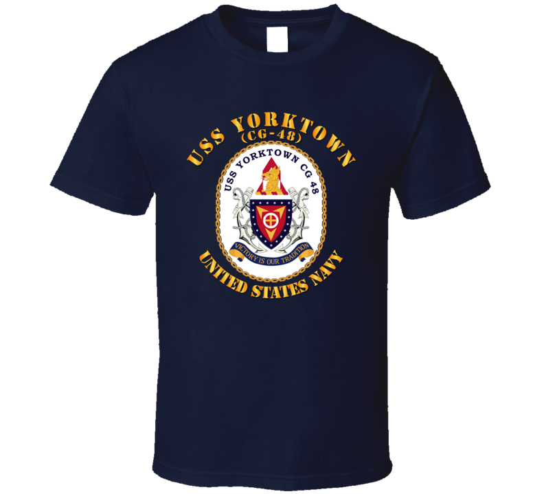 Navy - Uss Yorktown (cg-48) T Shirt