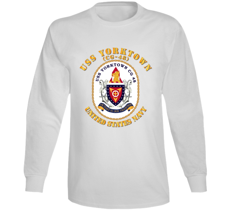 Navy - Uss Yorktown (cg-48) Long Sleeve