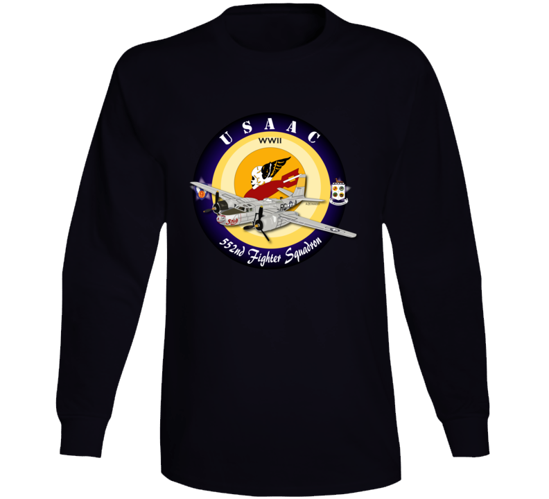 Aac - 552nd Fighter-bomber Squadron Wwii Long Sleeve