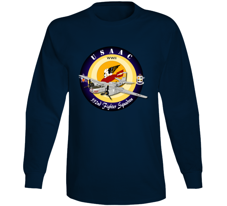 Aac - 552nd Fighter-bomber Squadron Wwii Long Sleeve