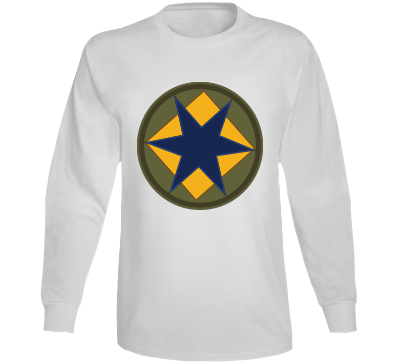 Army - 46th Infantry Division - Phantom - Wwii Wo Txt  Long Sleeve