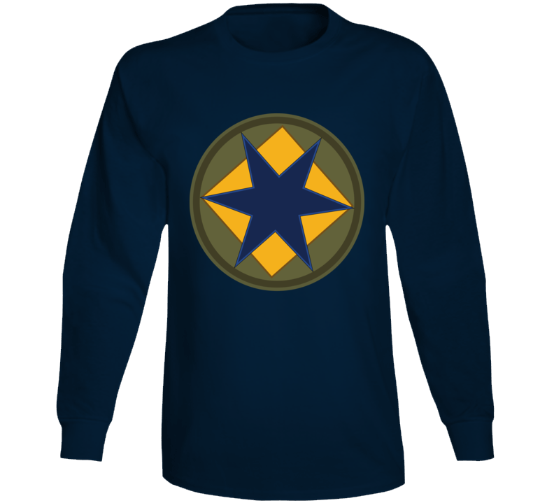 Army - 46th Infantry Division - Phantom - Wwii Wo Txt  Long Sleeve