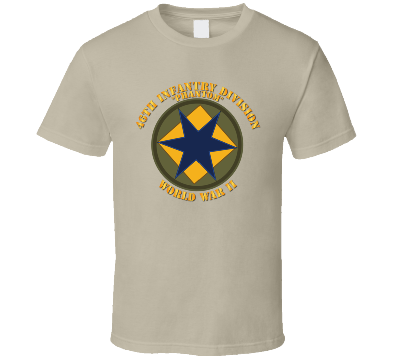 Army - 46th Infantry Division - Phantom - Wwii T-shirt