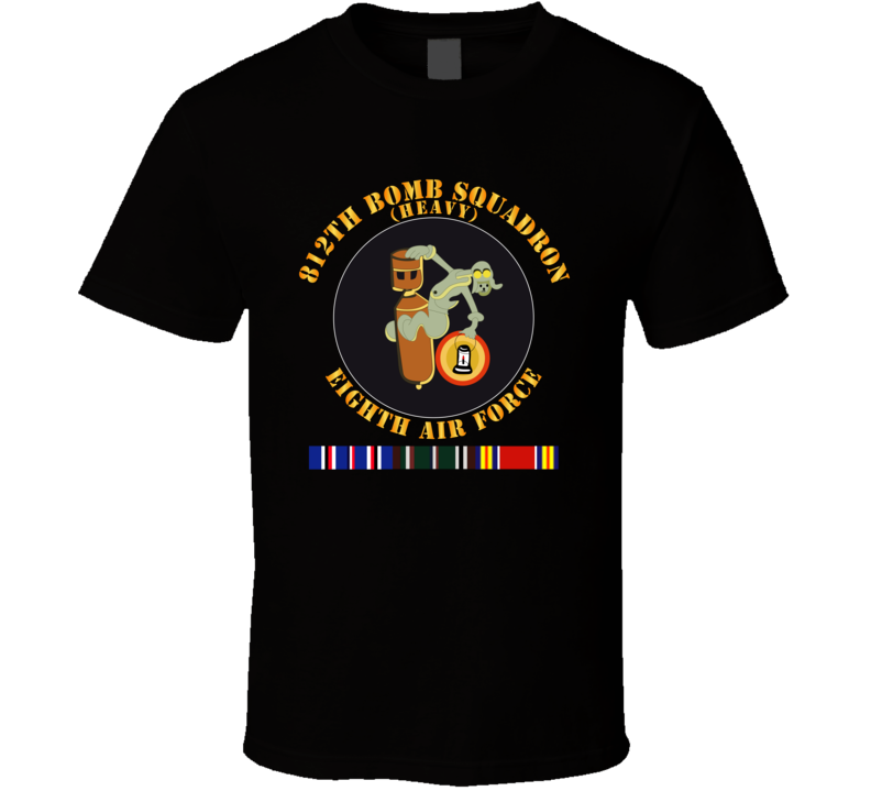 Aac - 812th Bomb Squadron- 8th Af - Wwii W Svc - T-shirt