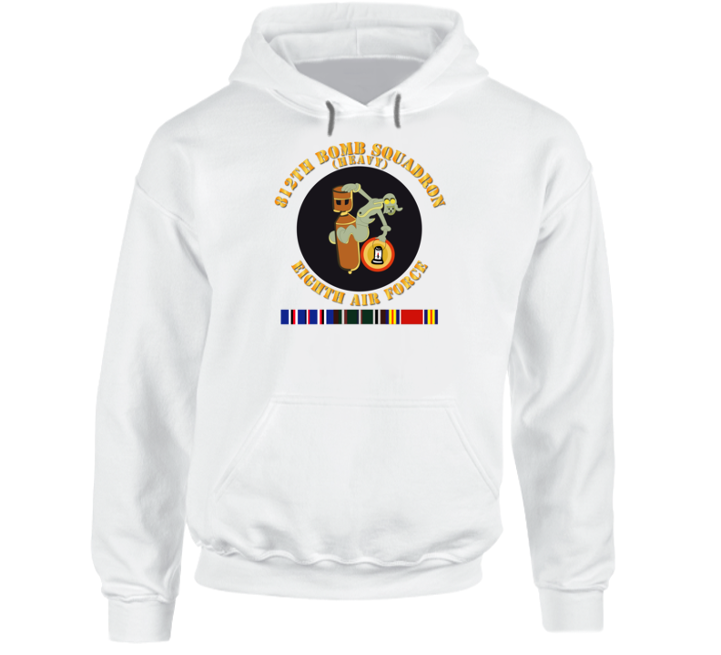Aac - 812th Bomb Squadron- 8th Af - Wwii W Svc - Hoodie