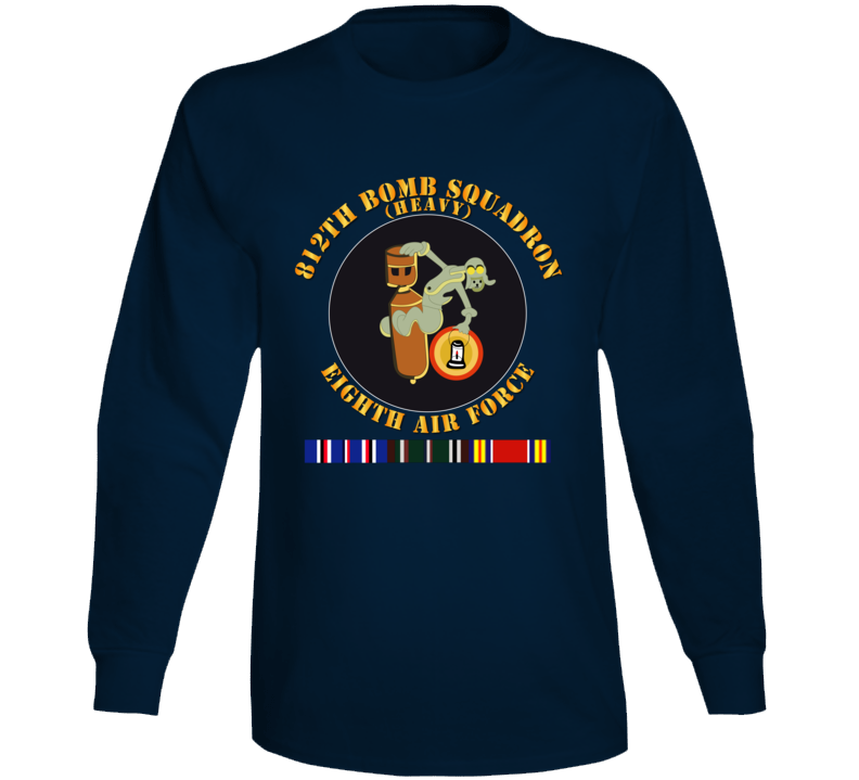 Aac - 812th Bomb Squadron- 8th Af - Wwii W Svc Long Sleeve