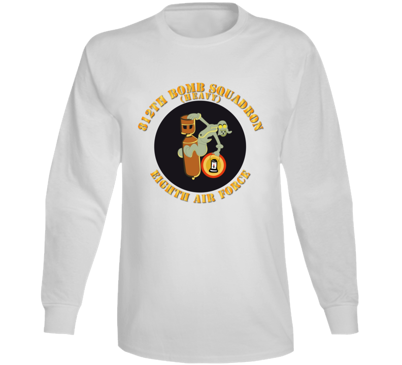 Aac - 812th Bomb Squadron- 8th Af - Wwii Long Sleeve