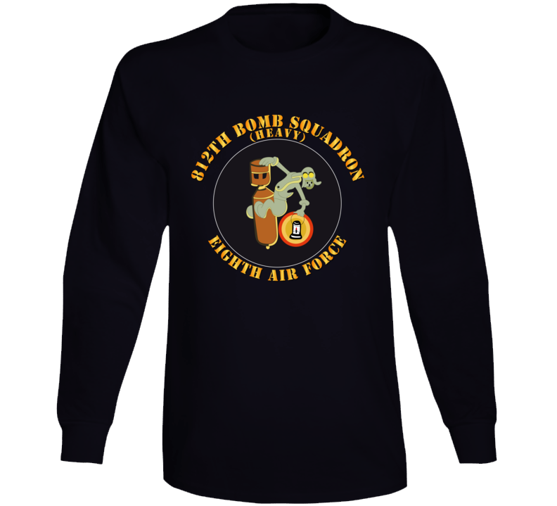 AAC - 812th Bomb Squadron- 8th AF - WWII Long Sleeve